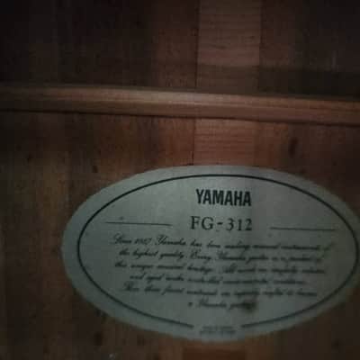 Yamaha FG-312 12-string vintage slotted w/hsc 1980 image 13