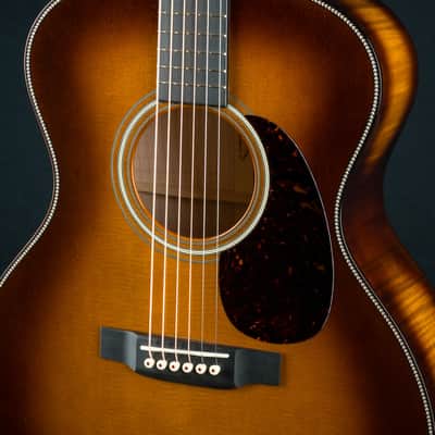 Martin GP Custom Flamed Maple and Sitka Spruce Full Body Ambertone Burst Grand Performance Used (2023) image 6