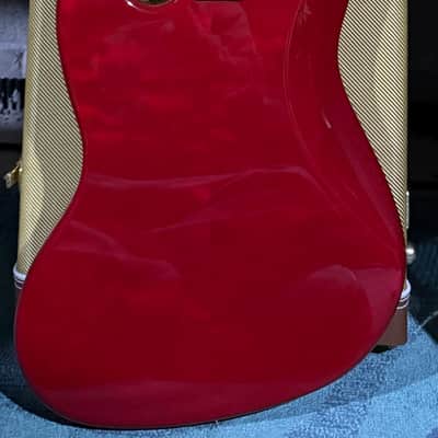 Fender Jazz Bass 2002 - Quilted Maple Cherry Sunburst image 3