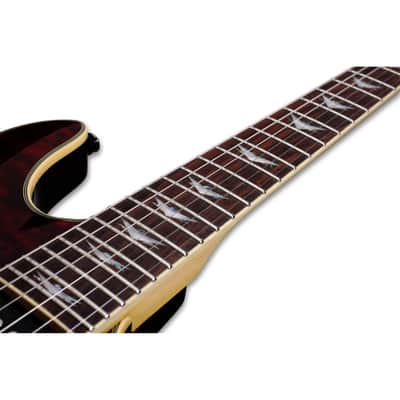 Schecter Omen Extreme-6 Guitar - Black Cherry image 9