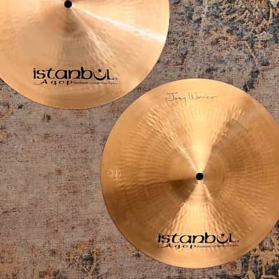 Istanbul AGOP JOEY WARONKER Hihats 14” 778 1112 g CLEAN! Responsive & Complex! Why Pay $607?? image 4