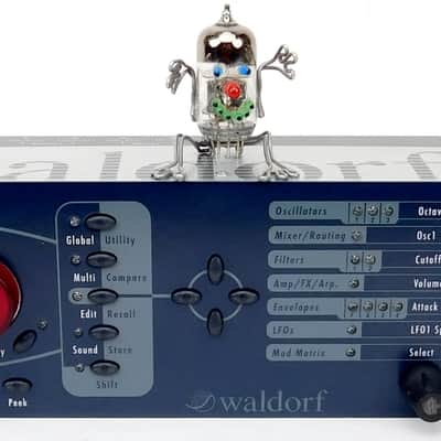 Waldorf Micro Q Synthesizer Rack Blue + Neuwertig + 1,5 Jahre Garantie image 5