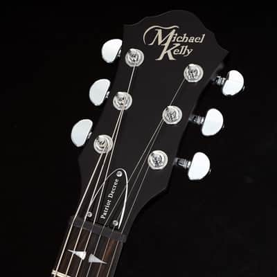 Michael Kelly Patriot Decree OP Electric Guitar w/ Faded Black Finish w/ Open Pore Ebony Fretboard MKPDOBBERA image 4