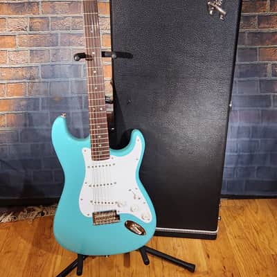 Fender 2000 American Deluxe Stratocaster Rosewood Fretboard Repainted Seafoam Green w/ OHSC, Locking Tuners & Changed Pickups image 1