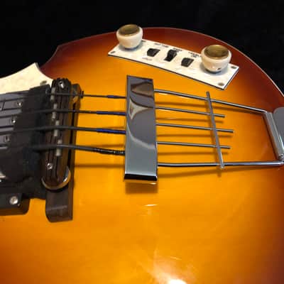 Hofner Ignition Violin Bass (Sunburst) w/ Upgrades & Hard Case image 14