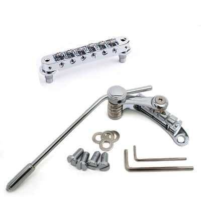 Duesenberg LES TREM II Chrome Tremolo + Roller bridge TonePro image 1