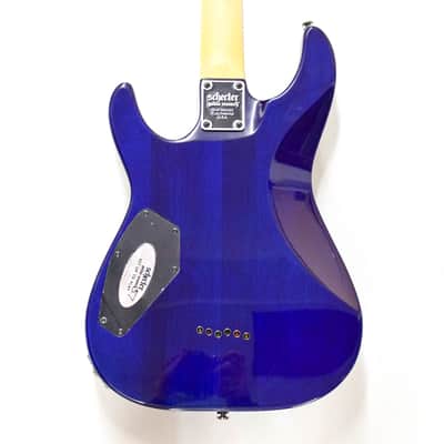 Schecter Omen Extreme-6 - Ocean Blue Burst image 11