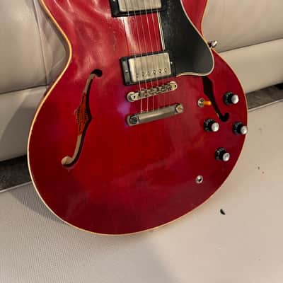 PRE-OWNED | 2024 Gibson Custom Shop Murphy Lab 1961 ES-335 Heavy Aged - Sixties Cherry image 1