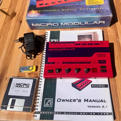 Nord Micro Modular Desktop Virtual Synthesizer 1997 - 2003 - Red image 11