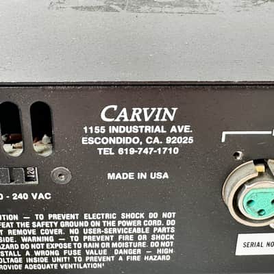 Carvin PSM 88 MX Rack Mount Power Supply for MX1688 and MX2488 image 11