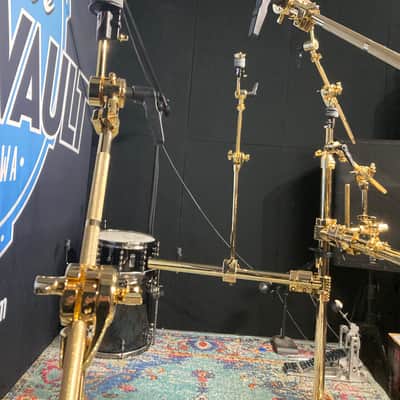 DW - 9000 Series 24k Gold-Plated Drum Rack System. Excellent! image 8