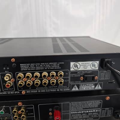 Marantz SR-96U Receiver (Original Box) & DP-870 Digital Processor 1997-2000 - Black image 7