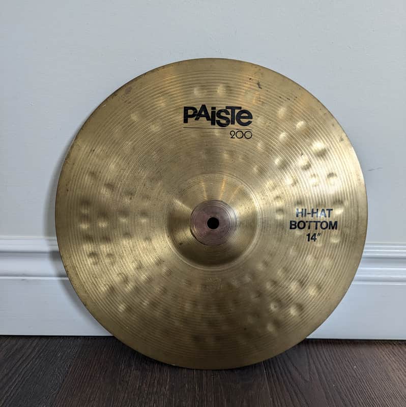 Paiste 200 14" Hihat Bottom 1980s image 1