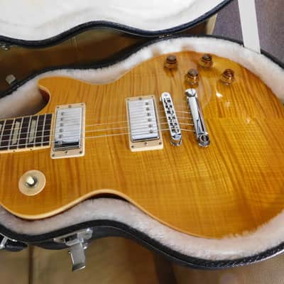2016 Gibson  Les Paul Standard Plus Trans Amber Beautiful Top ! image 11
