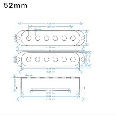 Light Blue Guitar Strat Style Single Coil Pickup Covers, Knobs, Switch Tip image 3