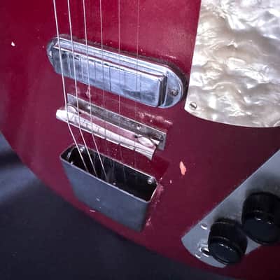 Premier Multivox Royalist Guitar - Maple Neck, Original Finish - Well Padded Gig Bag - 1962 image 18