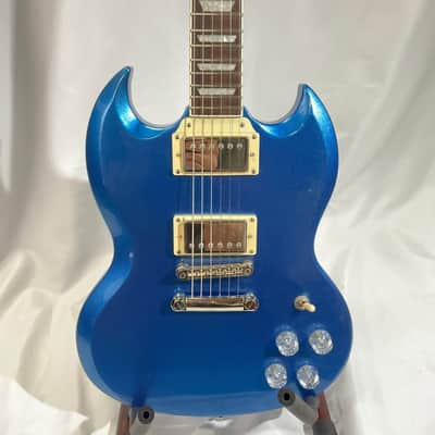 Epiphone SG Muse Electric Guitar 2020 - 2025 - Radio Blue Metallic image 2