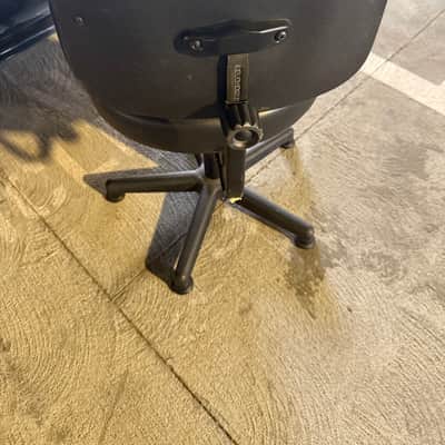 Roc N Soc Roc-N-Soc Lunar Series Original Gas Drum Throne With Back Rest - Black image 4