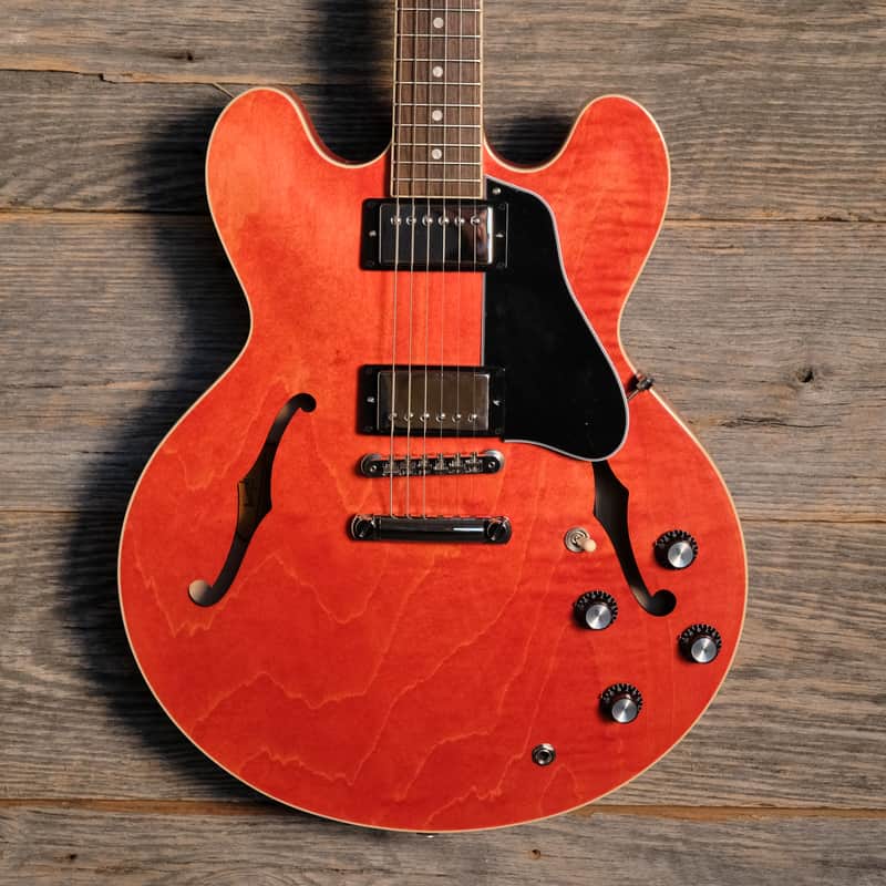 Used Gibson 2024 ES-335 Semi-Hollow Guitar - Watermelon w/OHSC image 1