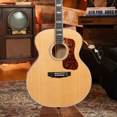 Guild F-55E Sitka/Maple Jumbo Natural Gloss Guitar w/Electronics #0842 image 7