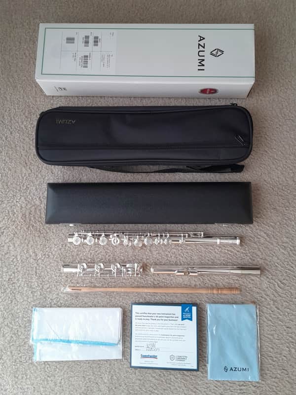 Azumi by Altus AZ1SRBO Flute, Offset G Key System, only 45 days old, perfect condition. image 1