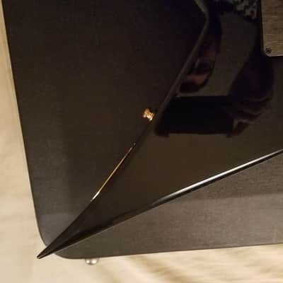 RARE Jackson "Grover Jackson" Dave Mustaine King V KV signature 1997 Black USA made image 10