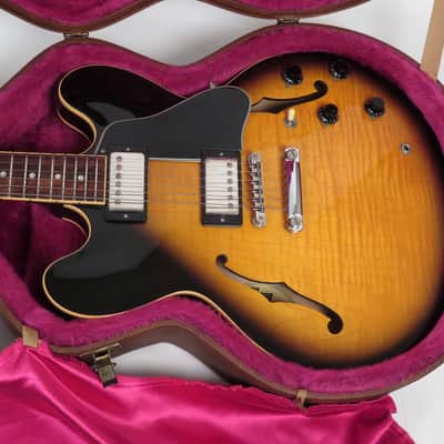 1995 Gibson ES-335 Dot Reissue - Sunburst - Flamed Maple! - Original Case image 4