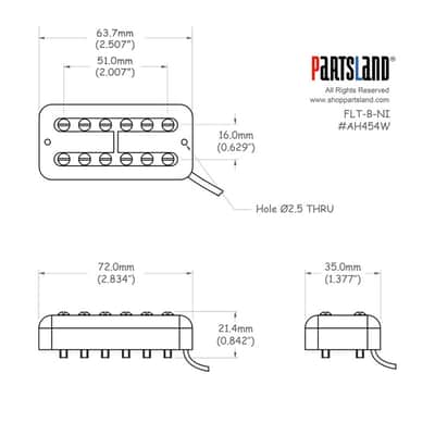 WSC Partsland Filtertron pickup (bridge) image 2