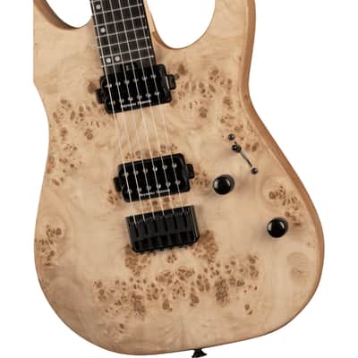 Charvel Pro-Mod DK24 HH HT E Mahogany Poplar Burl w/ Seymour Duncan Pickups - Desert Sand image 1