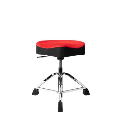 Gator Air Glide Drum Throne Saddle Seat, Red image 2