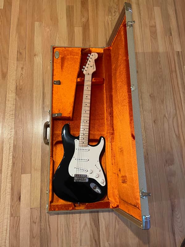 Fender Eric Clapton Artist Series Stratocaster with Vintage Noiseless Pickups 2001 - Present Black image 1