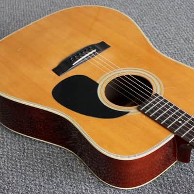 Vintage 70's Suzuki Three S F120 Acoustic Guitar V Neck Japan MIJ
