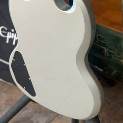 Epiphone SG Sandard Electric Guitar Silver Mist With Soft Epiphone Logo Case image 16