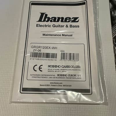 2020's Ibanez Electric Guitars Factory Owners Manual & Paperwork image 3