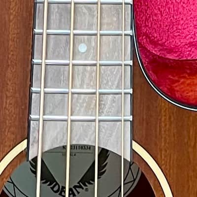 Dean AXEAC mahogany acoustic bass 2026 - Gloss mahogany image 3