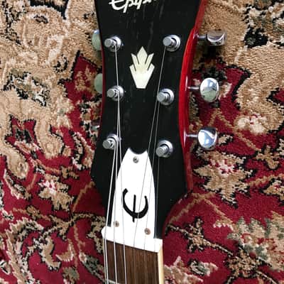 Epiphone Riviera 2003 Cherry Red with Mini-Humbuckers (Korean Peerless Factory) image 7