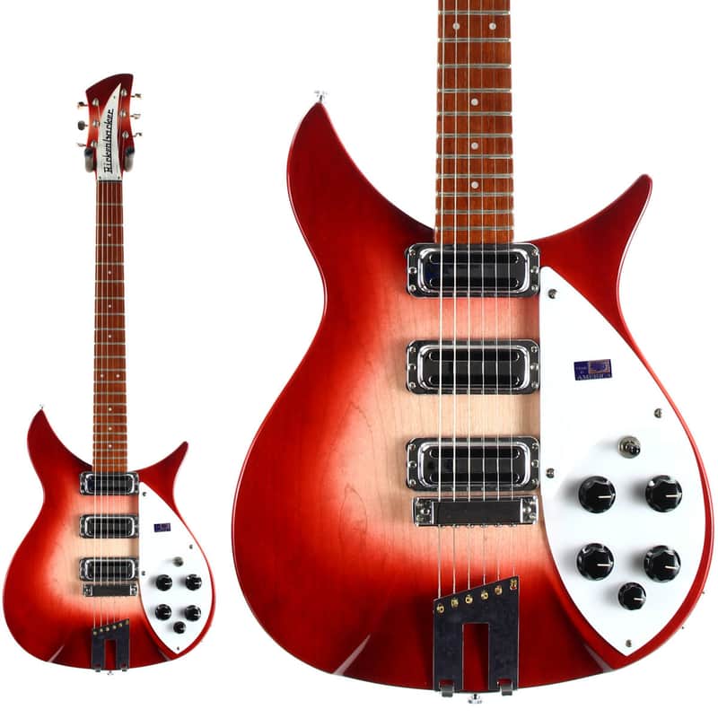 2002 Rickenbacker 350V63 FG Fireglo Toaster Pickup Reissue Long Scale image 1