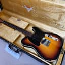 2023 Fender Custom Shop Telecaster Custom Dual Stack HS Roasted Neck Relic Three Tone Sunburst Mint Keith Richards's Sonny Vibes
