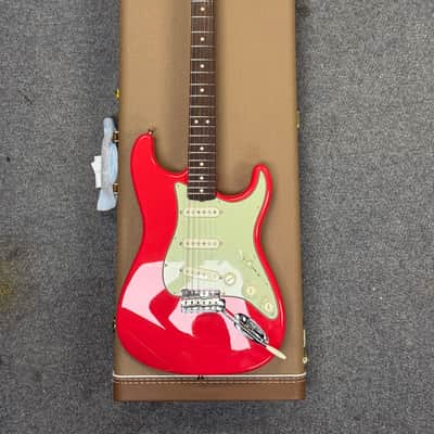 Fender Masterbuilt 63 Stratocaster NOS - Kyle McMillin 2024 - Fiesta Red image 2