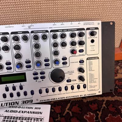 Vintage Quasimidi Rave-O-Lution 309 Drum Machine Sequencer Analogue Synth etc image 5
