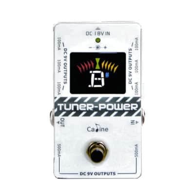 CALINE CP-09 Tuner and Pedal Power Supply in one True Bypass Large Clear display image 3