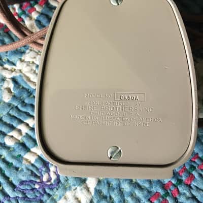 Vintage Shure mic with crystal element image 2