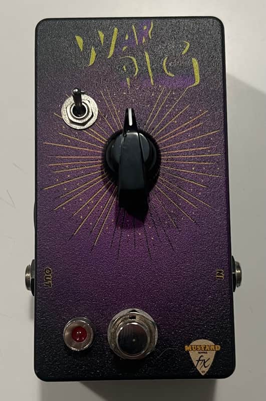 Mustard FX War Pig Treble Booster (Pedal) - 2025 - “Purple Starburst(?)” image 1