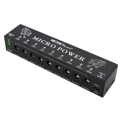 Mosky micro power 9 DC OUTPUTS+1 USB OUTPUT Power Supply  for 9V Guitar Pedal,price include the import duty for US buyer image 4
