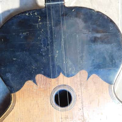 RARITÄT alte Brac Balkan Zupfinstrument BISERNICA Tamburica Tambura antik string J. Stjepusin SISAK image 14