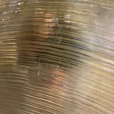 K. Zildjian 18" New Stamp Crash Cymbal w/ Rivets 1582 gr. Video DEMO image 3