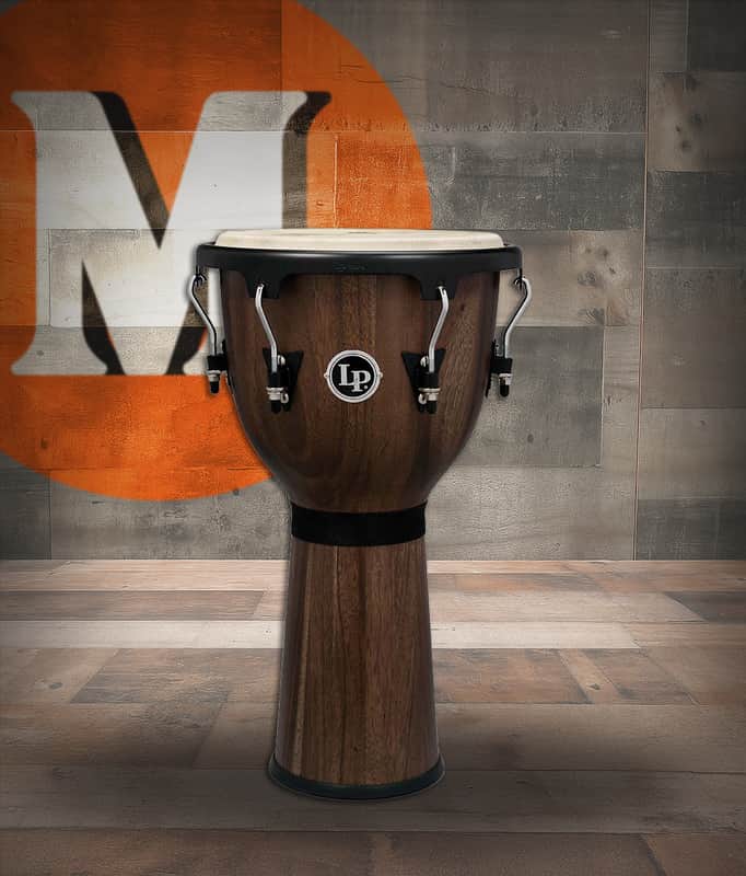 Latin Percussion LP Aspire 12 1/2" Djembe Walnut Black (LPA632-SW) image 1