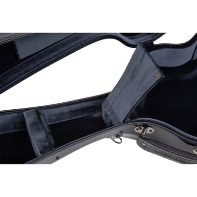 Crossrock Air 4/4 Classical Guitar Flight Case, 100% Carbon Fiber Hard Shell with Backpack and Protective Cover image 3
