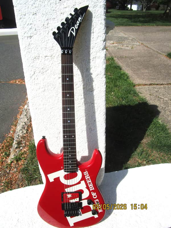 Dean Bud Professional Series Guitar, 1989, NOS, Gig Bag image 1