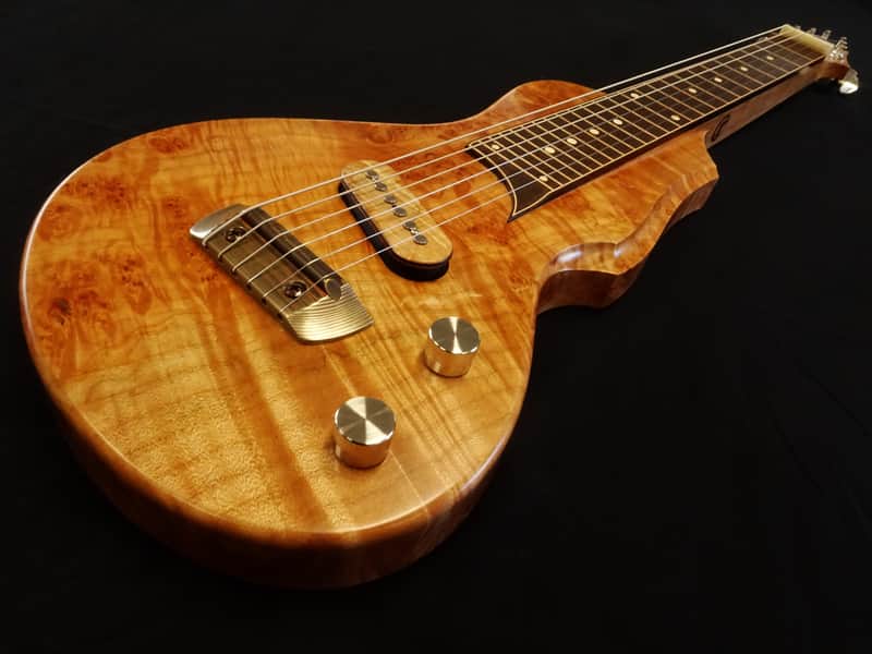 Rukavina 6 String Ripple Lap Steel -- 25" Curly Maple image 1